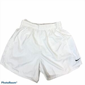 Girls White Nike Athletic Shorts Loose‎ Fit Size L